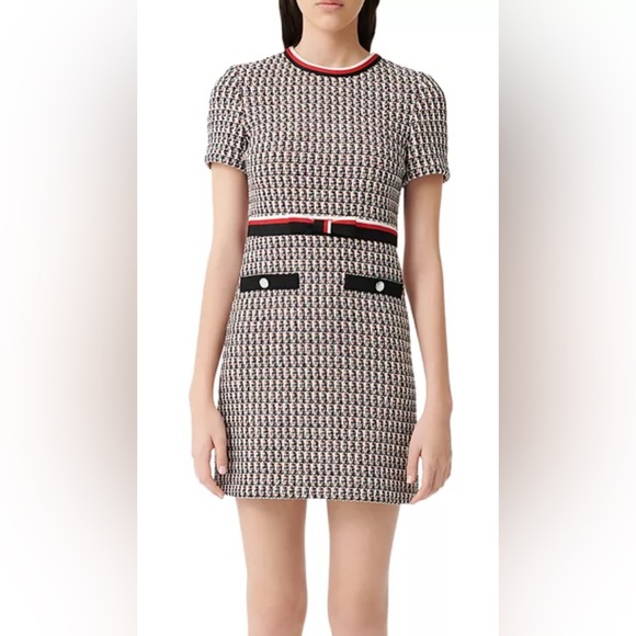 Maje Multicolor Tweed Rivi dress - Picture 1 of 3